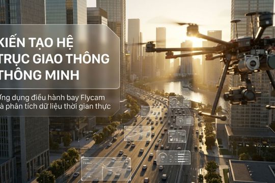 Ứng dụng điều hành bay Flycam cho lĩnh vực giao thông